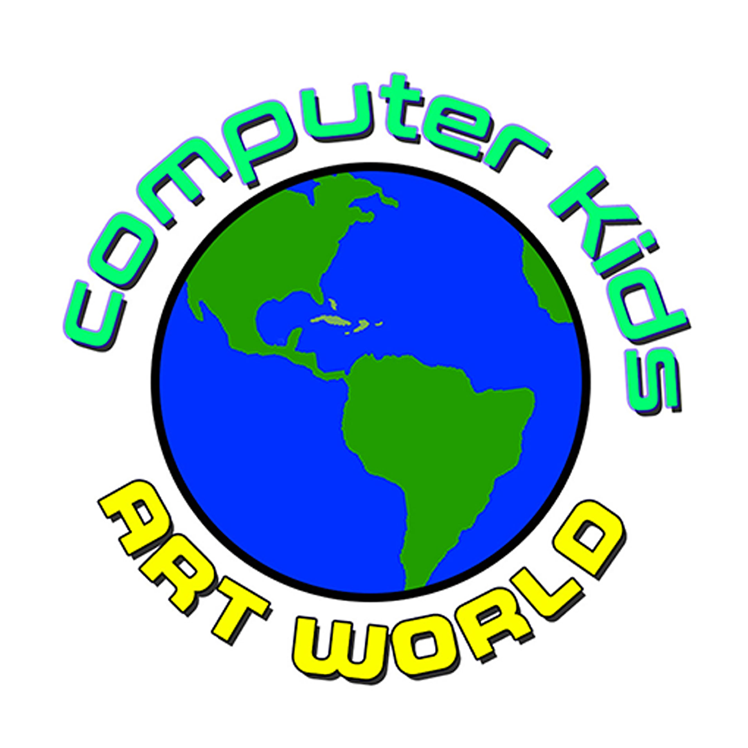 Computer Kids Art World Logo